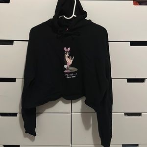 Playboy Cropped Hoodie